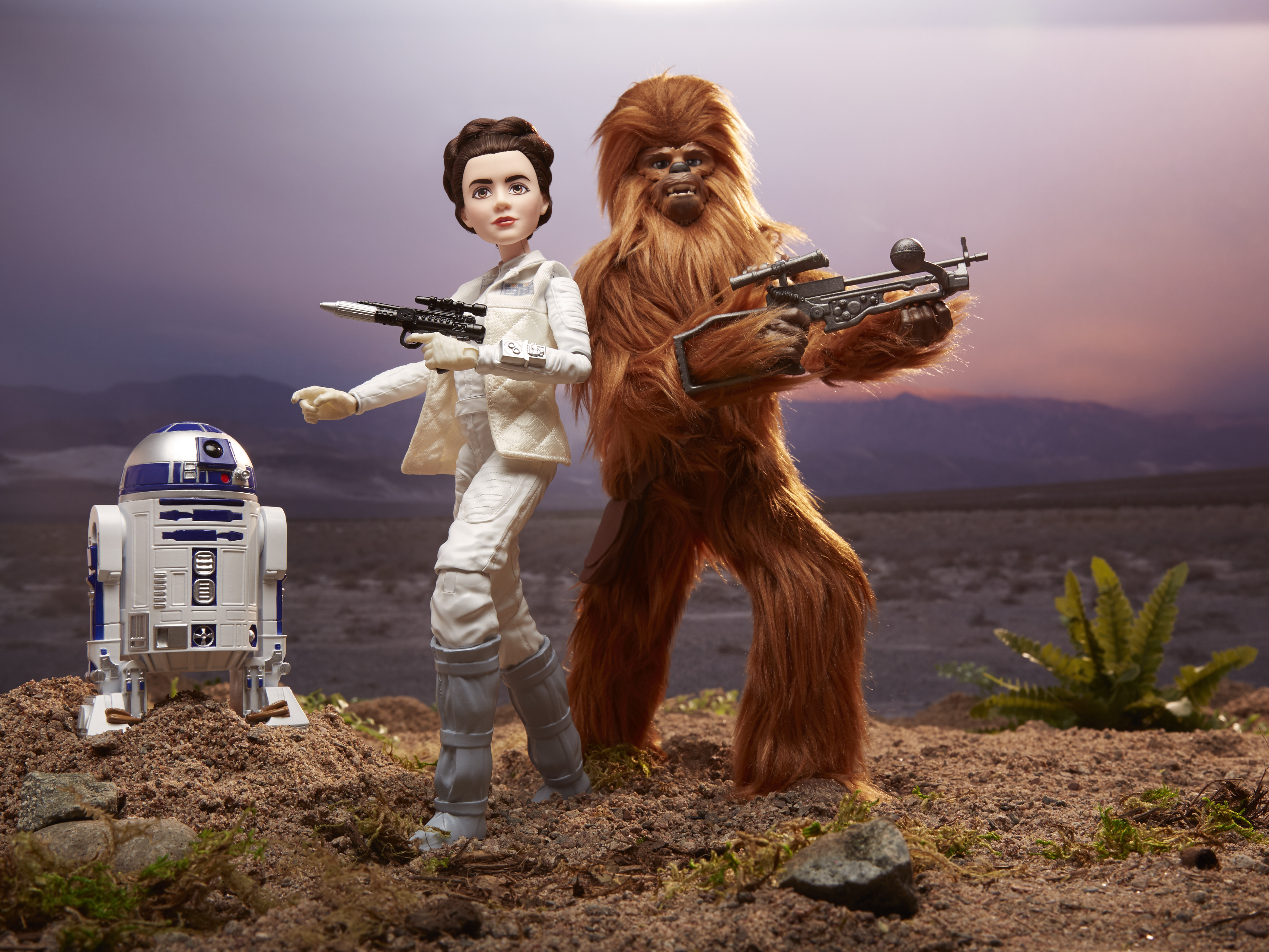 Star Wars Forces of Destiny 11-Inch Adventure Figure Assortment - Princess Leia, Chewbacca, R2-D2