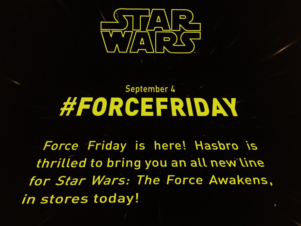 4th Anniversary of the 1st #ForceFriday